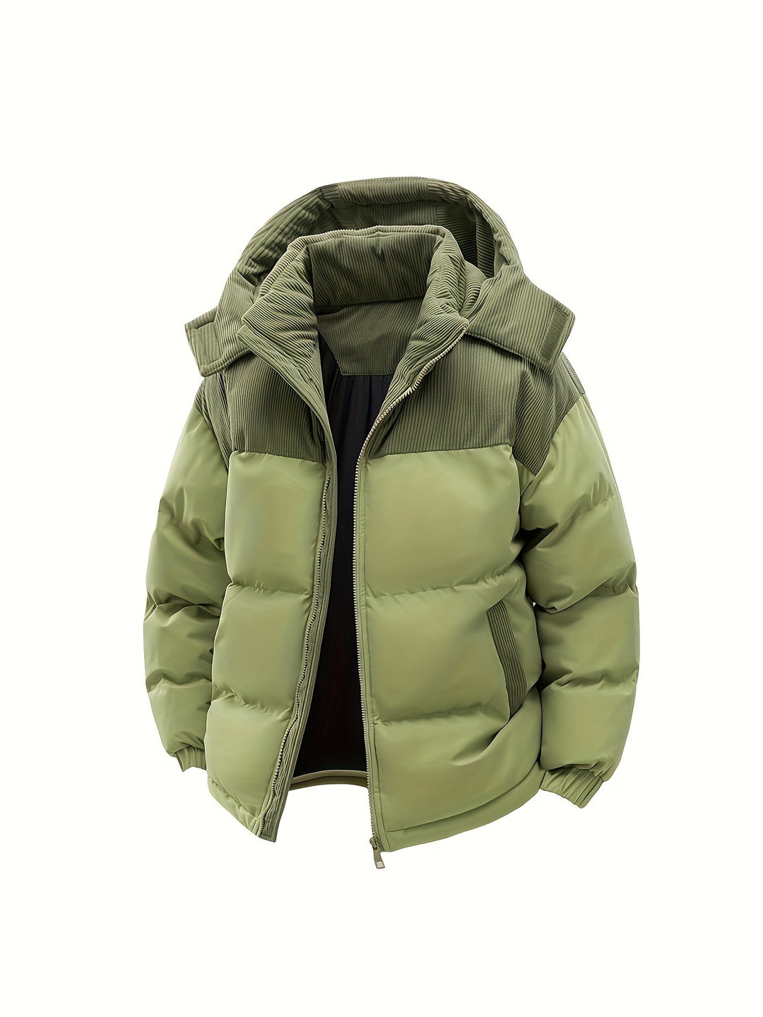 Lässige Damen Steppjacke mit Kapuze