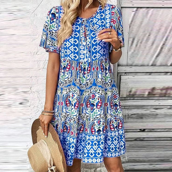 Modisches Damen Midi-Kleid