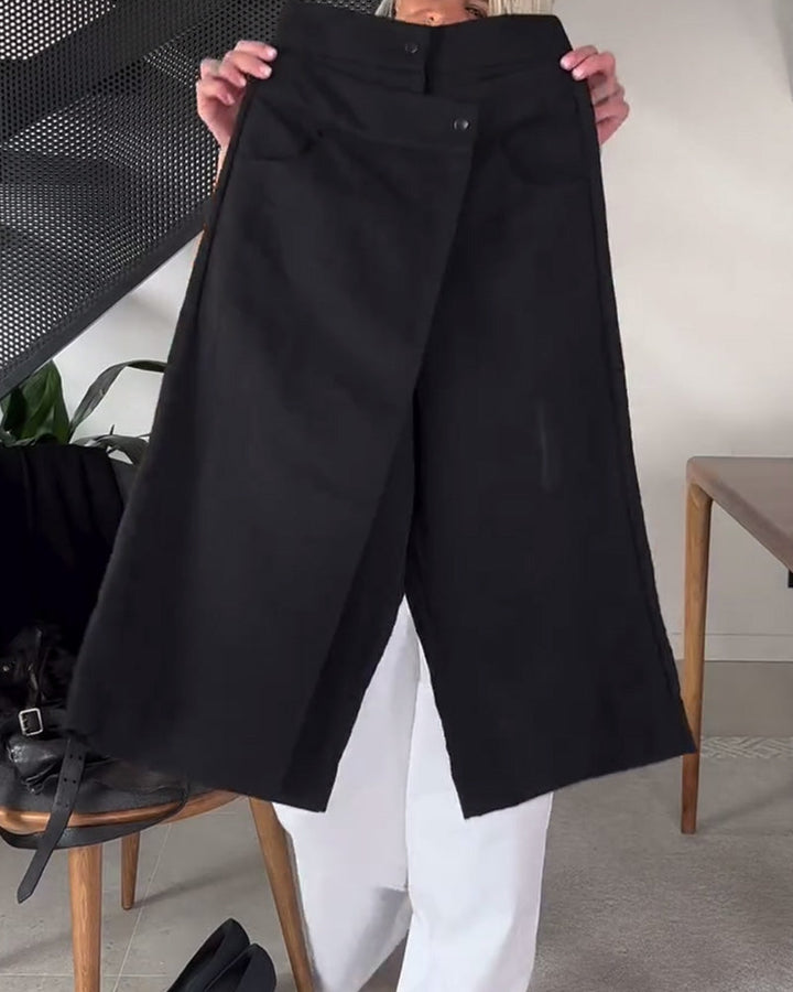 Lässige Asymmetrische Damen Freizeithose