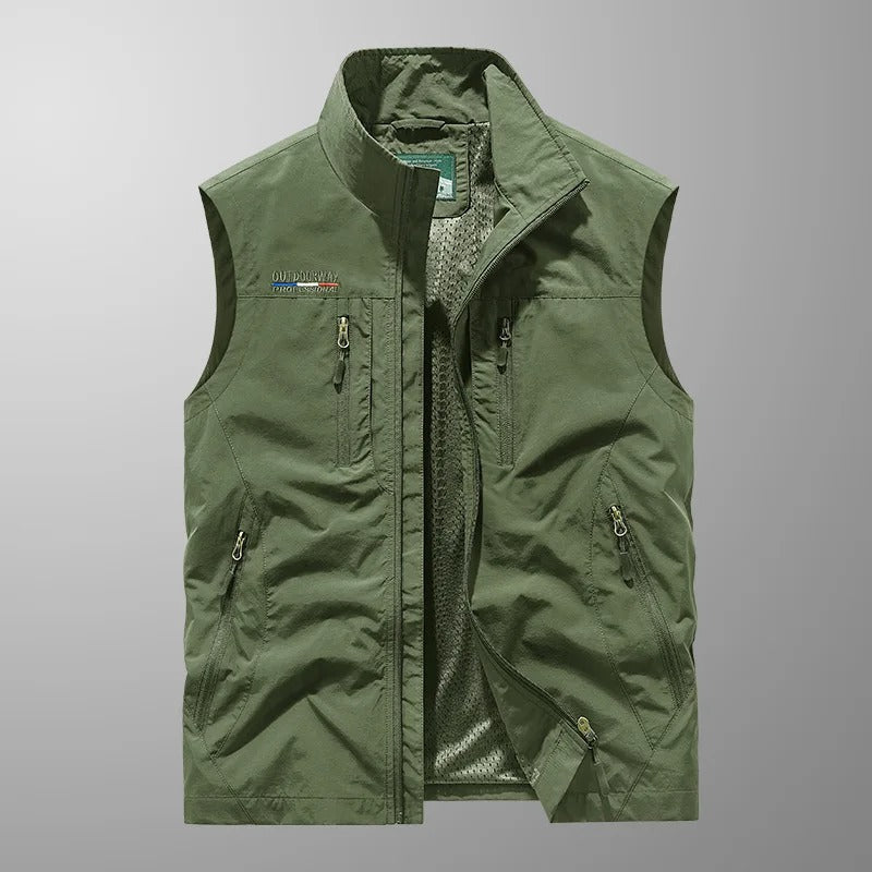 Vincent Atmungsaktiv Herren Outdoor-Funktionsweste