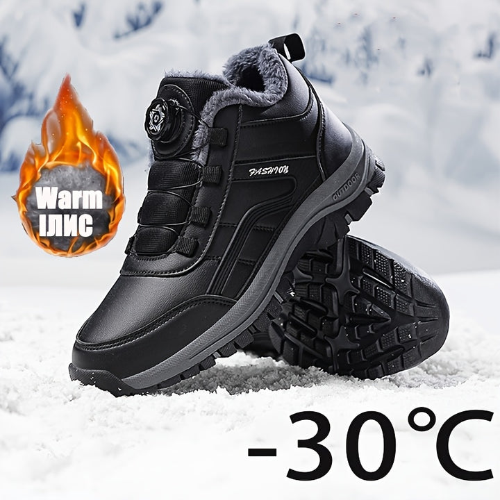 Trendige Damen Schnallenstiefel