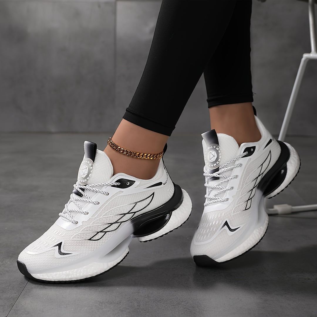 Leichte Atmungsaktive Damen Sneaker mit Rutschfester Sohle