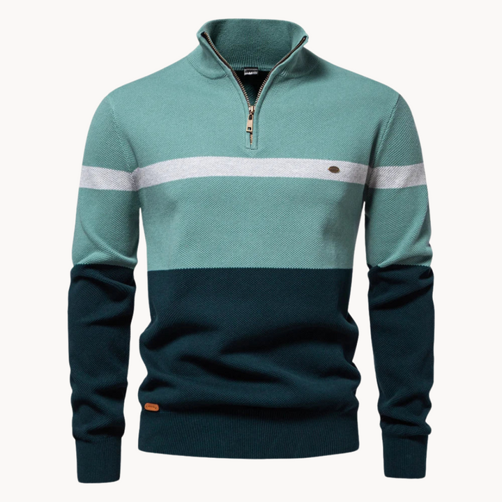 Weicher Herren Quarter-Zip Pullover
