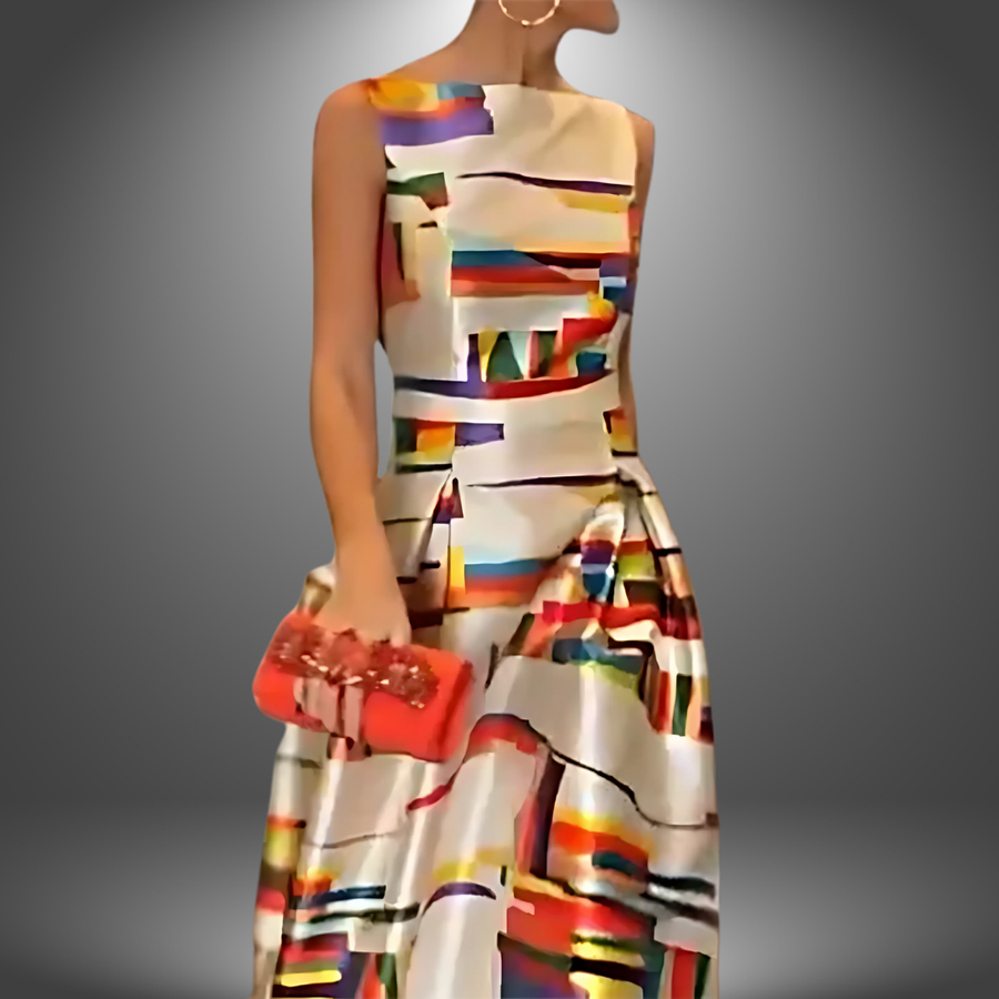 Vivien Elegantes Damen Maxikleid