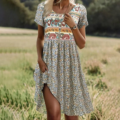 Caro Zeitloses Damen Vintage-Kleid