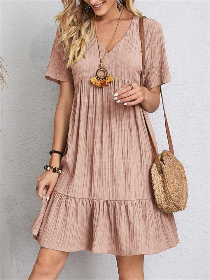 Elegantes Bequemes Damen Kleid