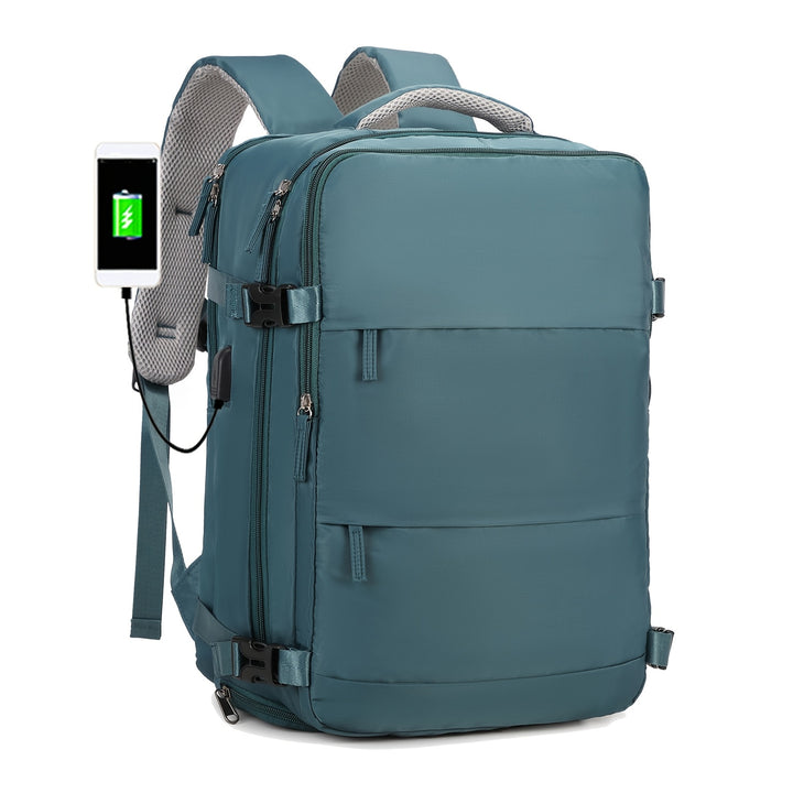 Praktischer Damen Reiserucksack mit Schuhfach und Laptopfach