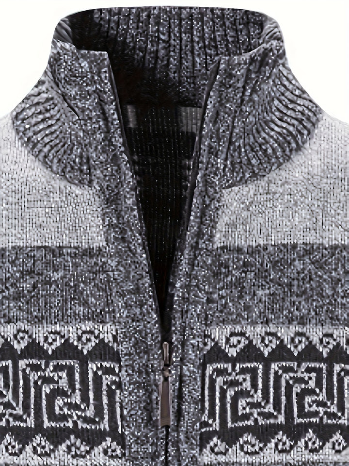 Warm gefütterter Damen Strickpullover