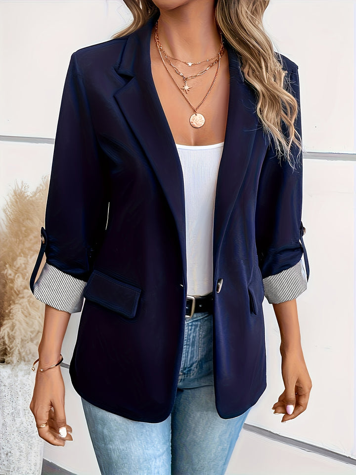 Stylischer Damen Blazer mit Aufrollärmeln