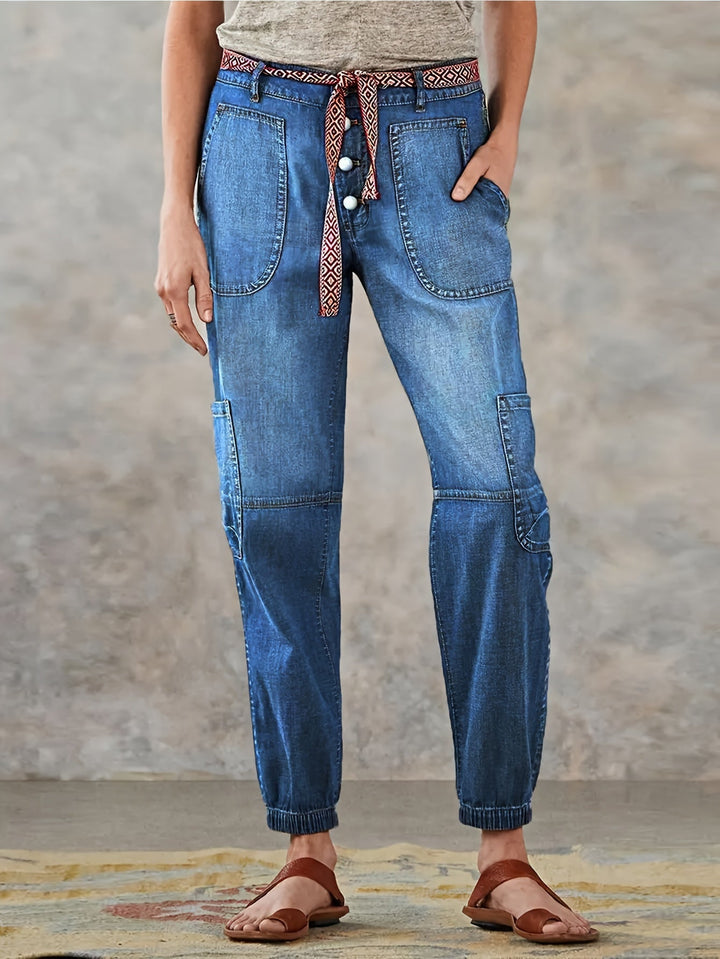 Lässige Damen Hose mit Taschen