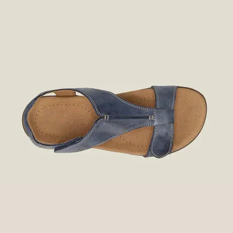 Bequeme Damen Leder-Sandalen