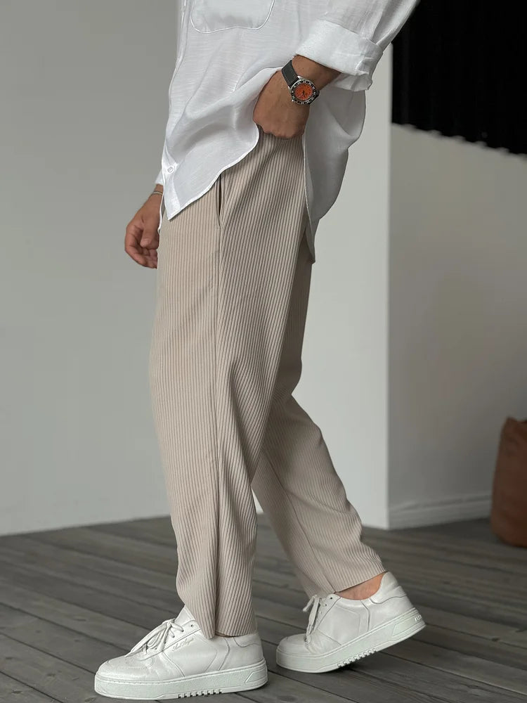 Stefano Luxuriöse Weiche Herren Hose