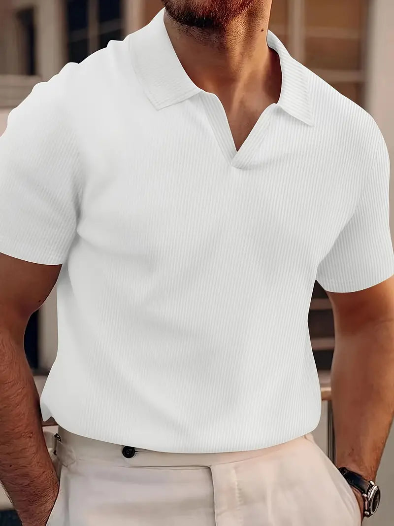 Loro Lässiges Herren Poloshirt