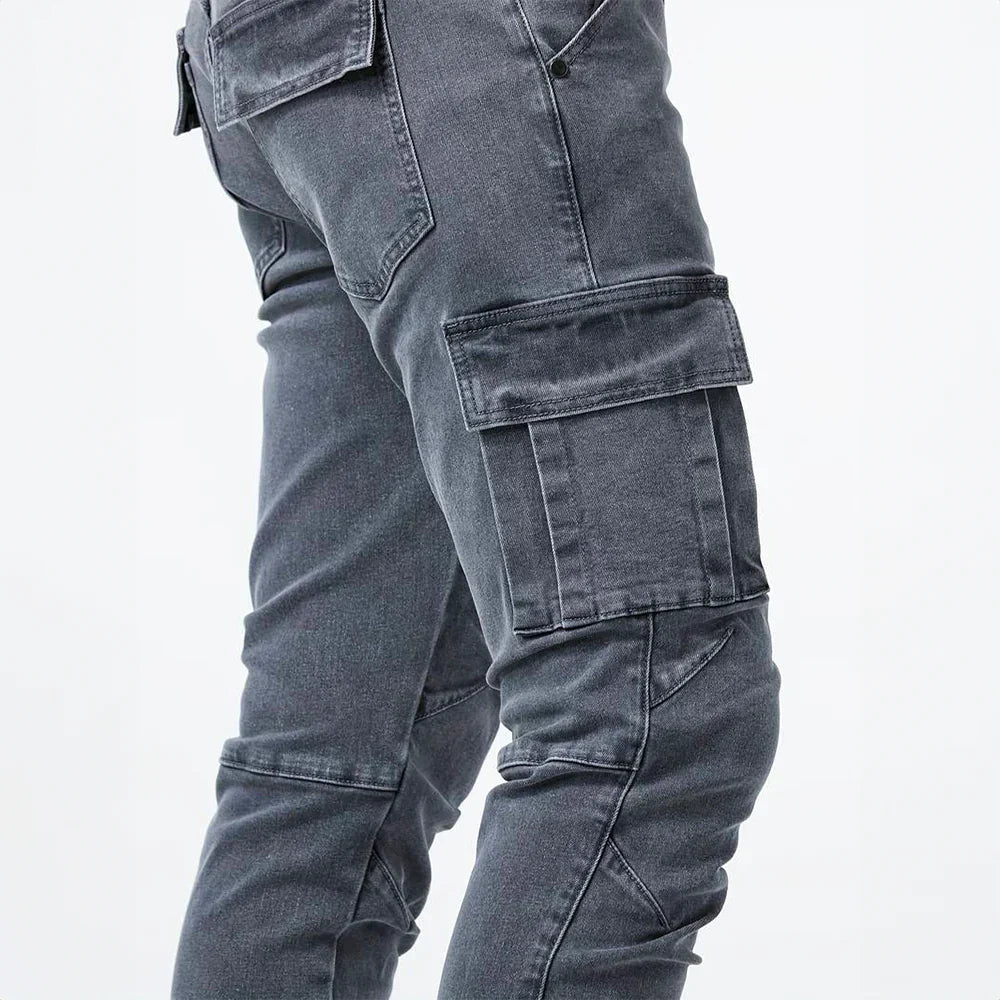 Xavier Stretch Damen Cargo-Jeans