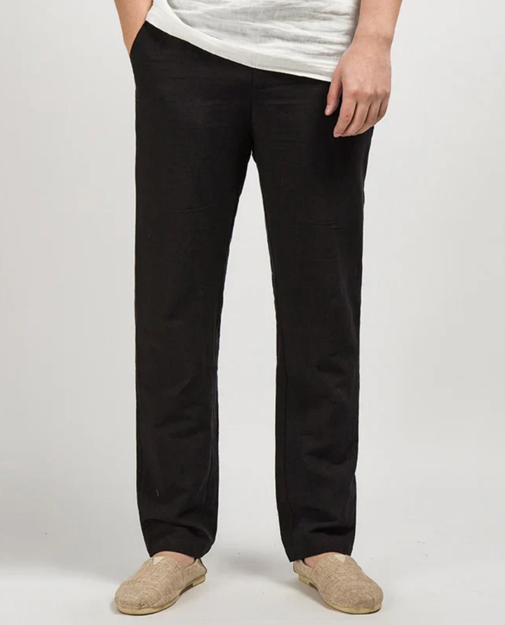 Leichte Atmungsaktive Herren Leinenhose