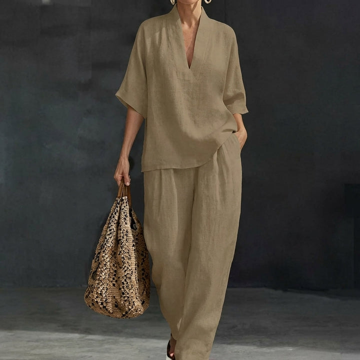Elegantes Sommerliches Damen Zweiteiler-Set