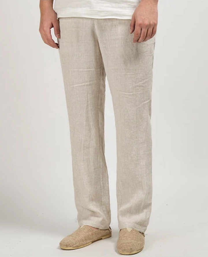 Leichte Atmungsaktive Herren Leinenhose