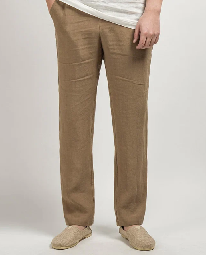 Leichte Atmungsaktive Herren Leinenhose