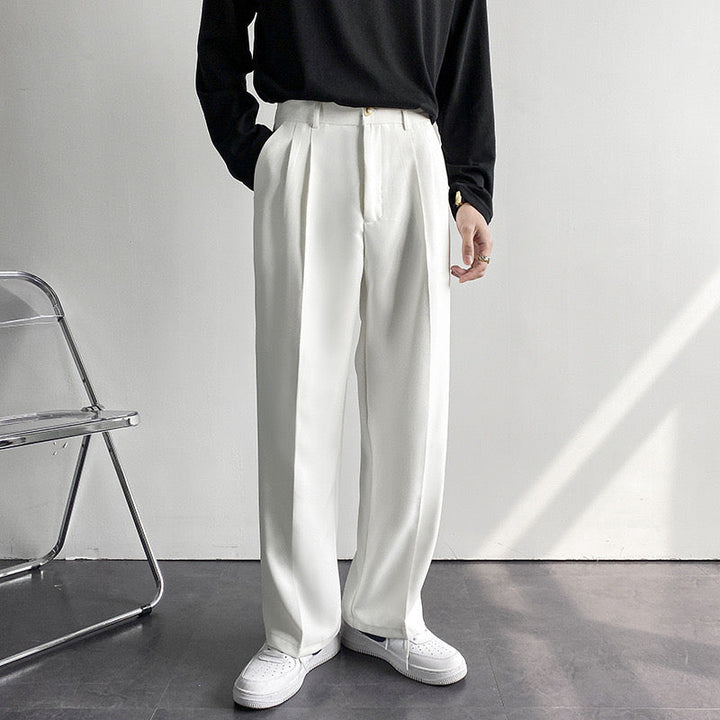 Elegante Taillierte Herren Stoffhose