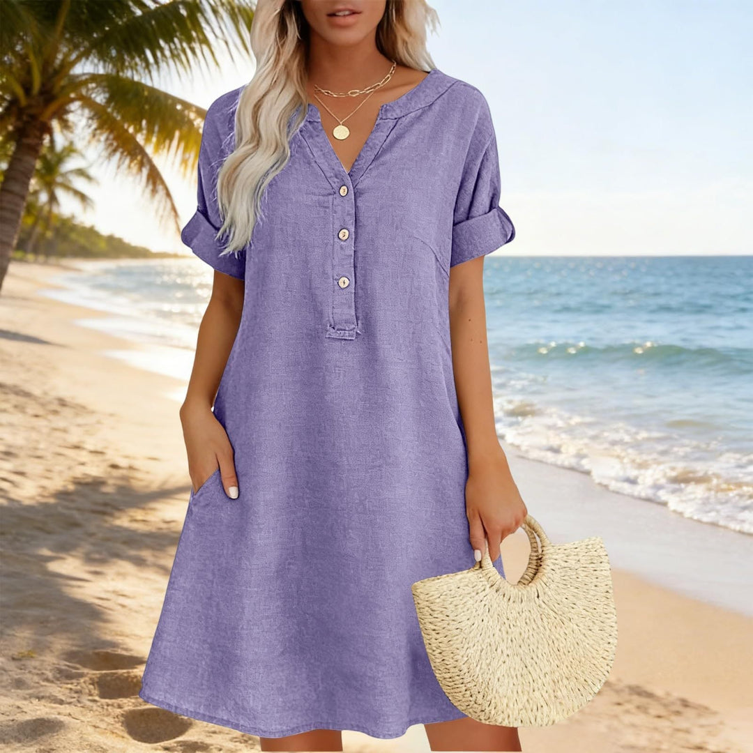 Luftiges Lässiges Damen Sommerkleid