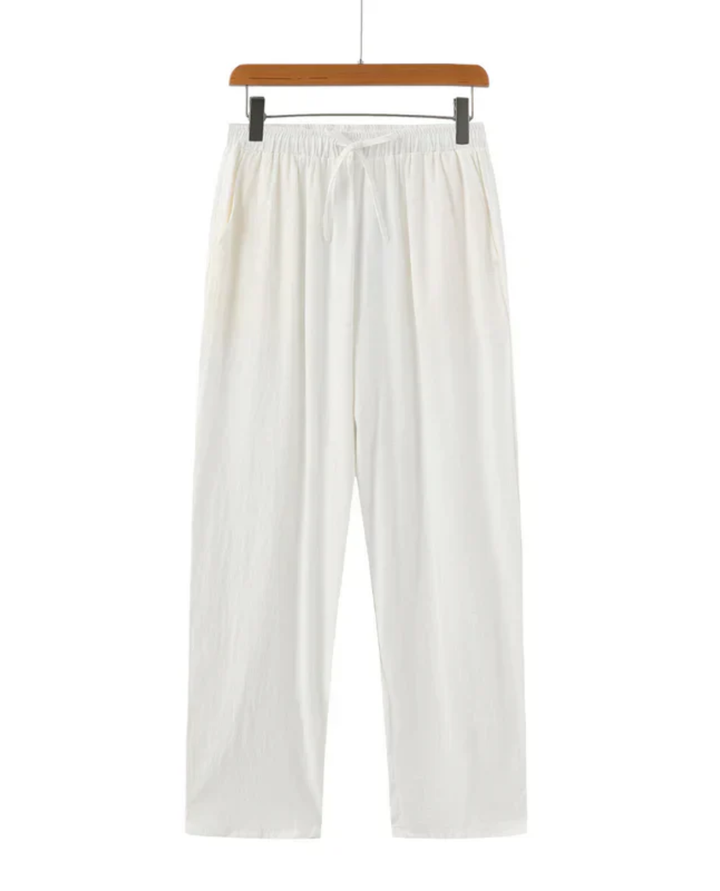 Leichte Atmungsaktive Herren Leinenhose