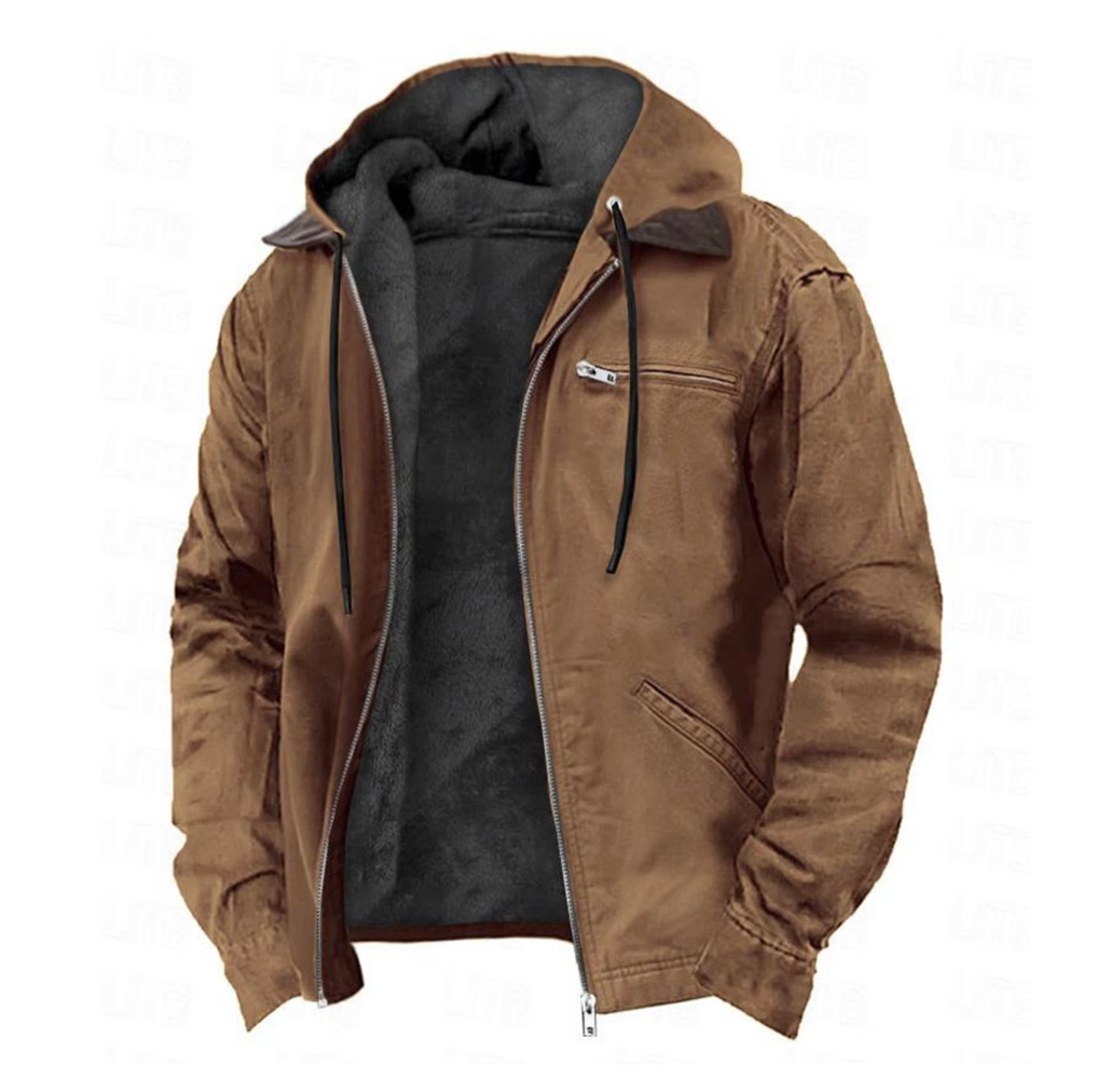 Modische Herbst Herren Jacke mit Kapuze