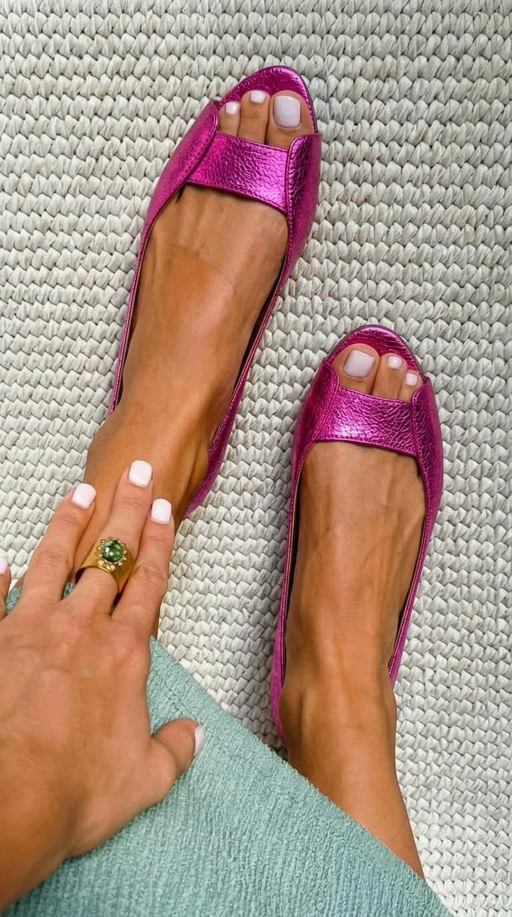 Elegante Flache Damen Sandalen