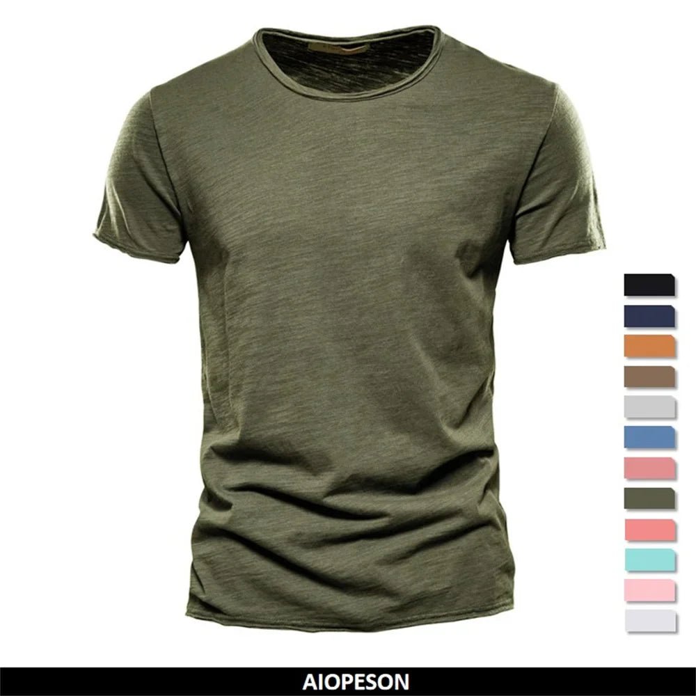 Atmungsaktives Leichtes Herren Rundhals T-Shirt