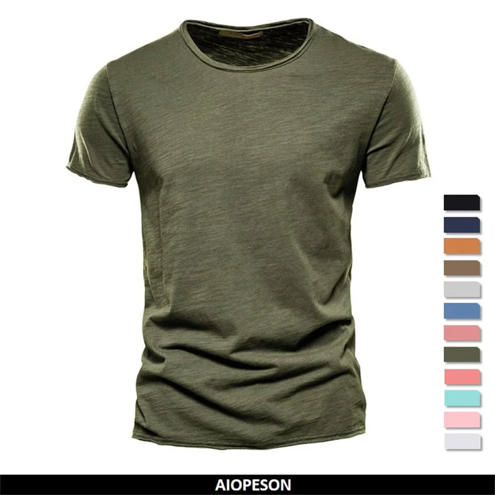 Atmungsaktives Leichtes Herren Rundhals T-Shirt