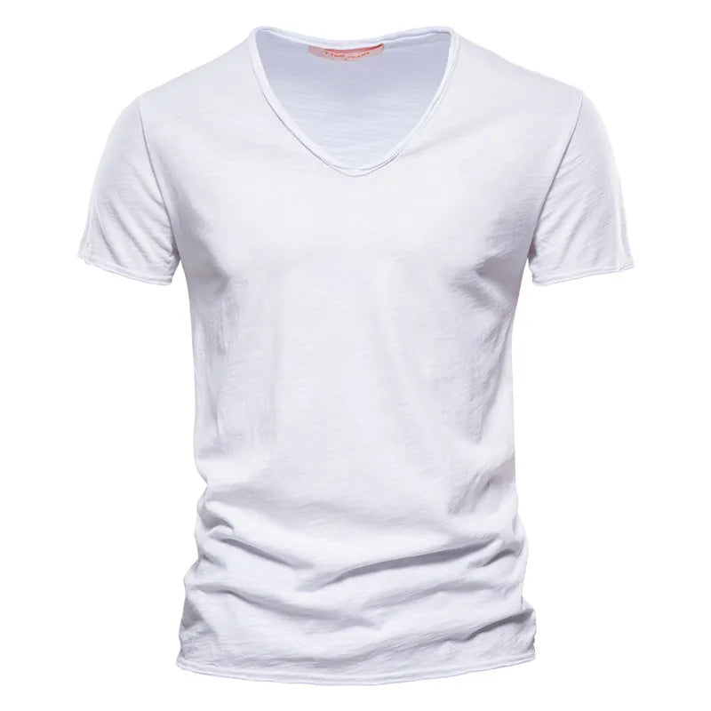 Atmungsaktives Leichtes Herren T-Shirt aus Baumwolle
