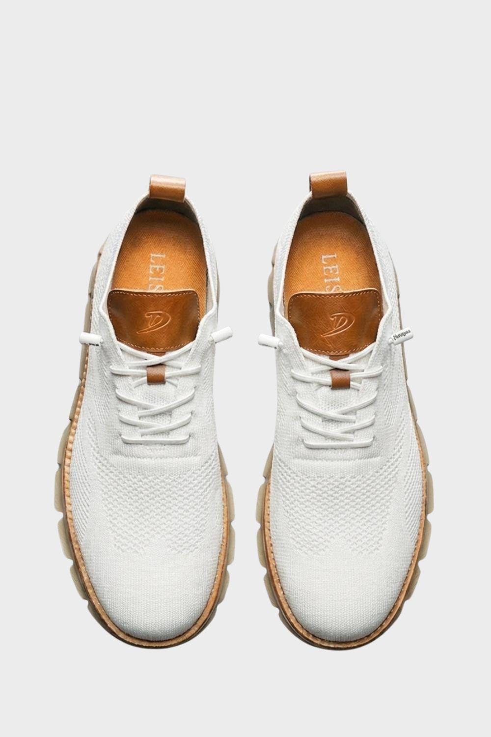 Atmungsaktive Leichte Herren Sneaker in Strickoptik