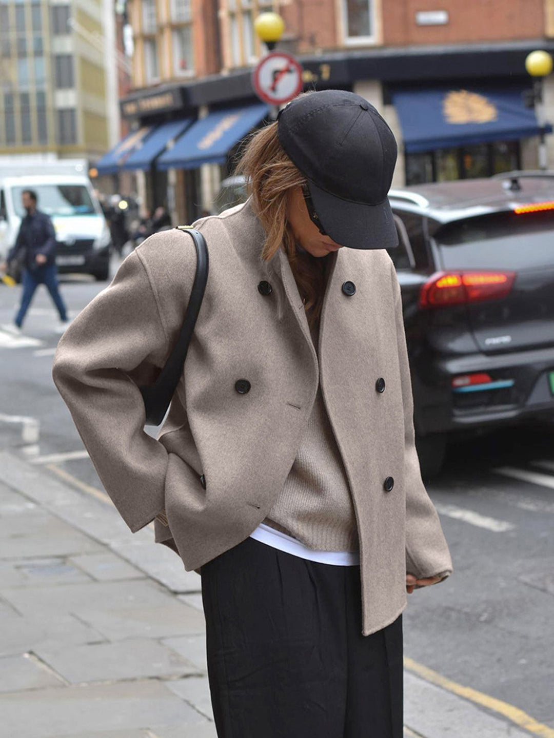 Diana Klassischer Damen Zweireihiger Blazer