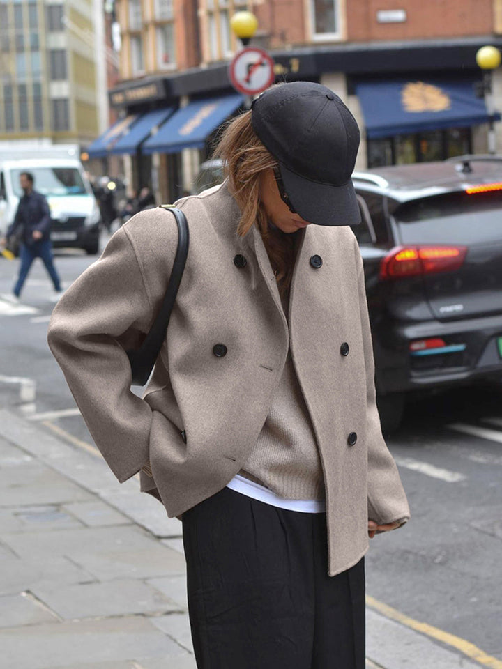 Diana Klassischer Damen Zweireihiger Blazer