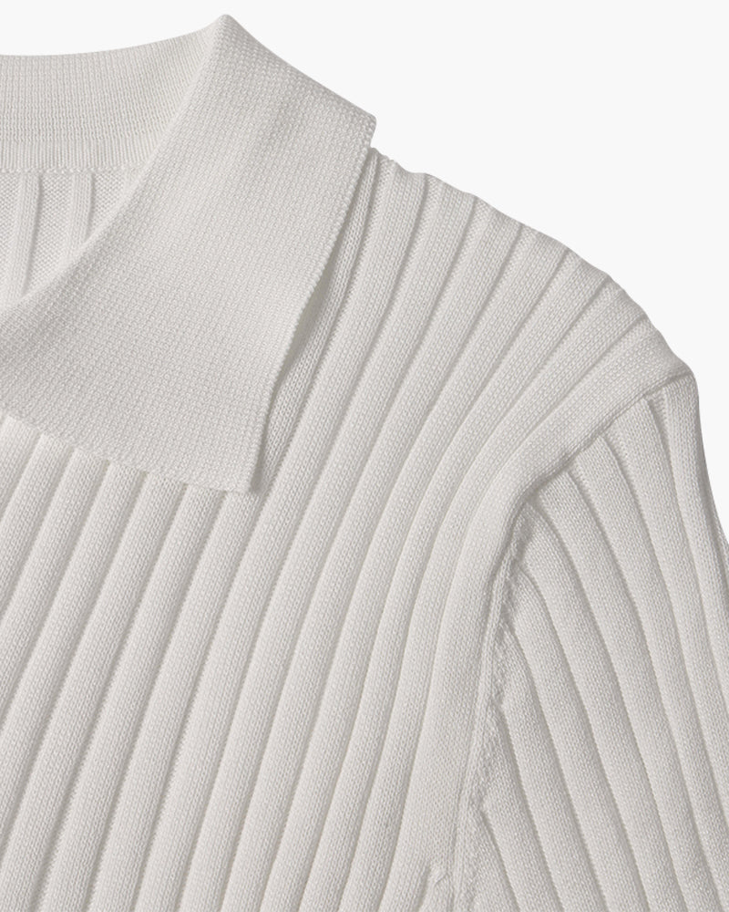 Elegantes Herren Poloshirt mit V-Ausschnitt
