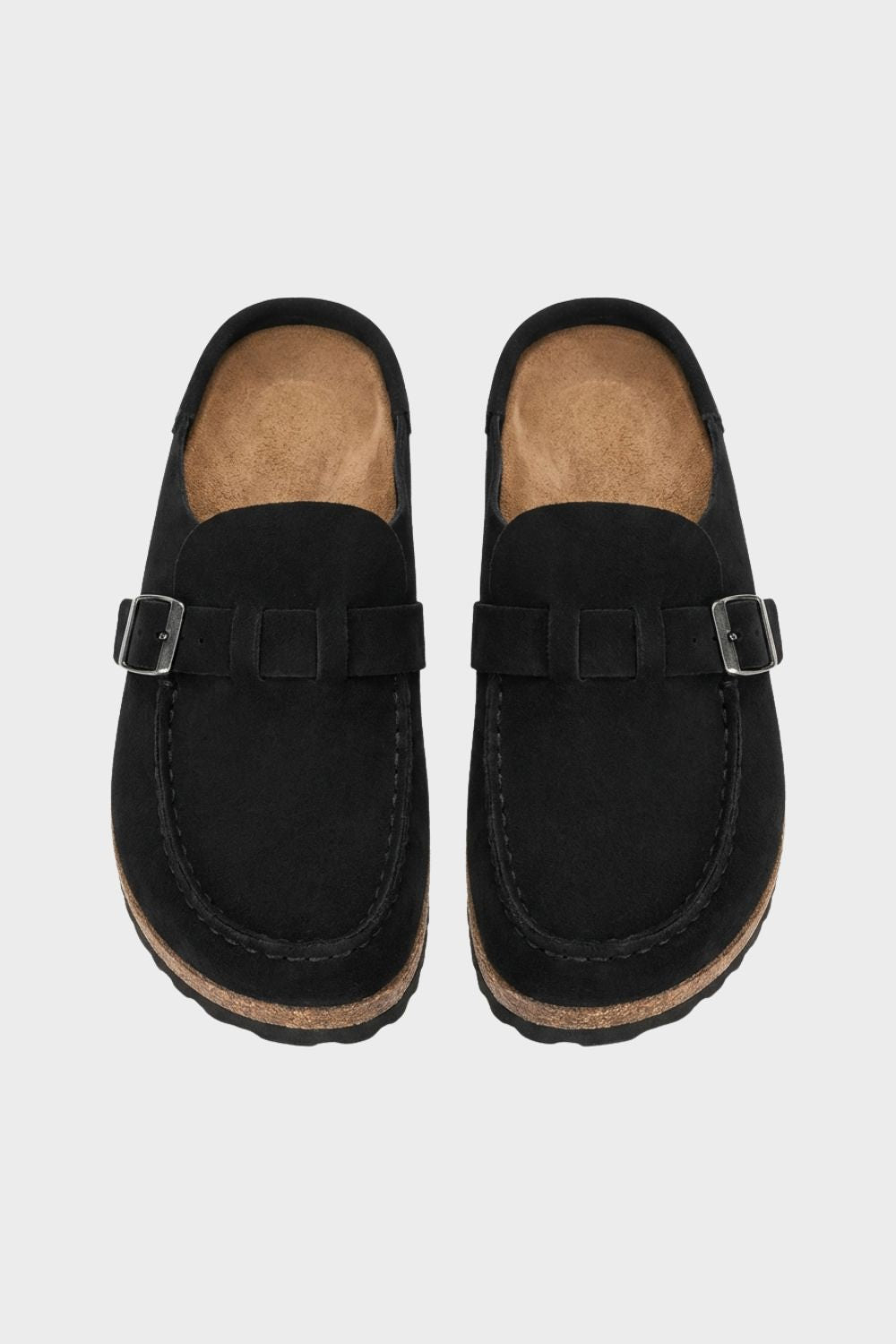 Bequeme Geschlossene Damen Clogs mit Schnalle