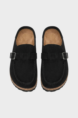 Bequeme Geschlossene Damen Clogs mit Schnalle