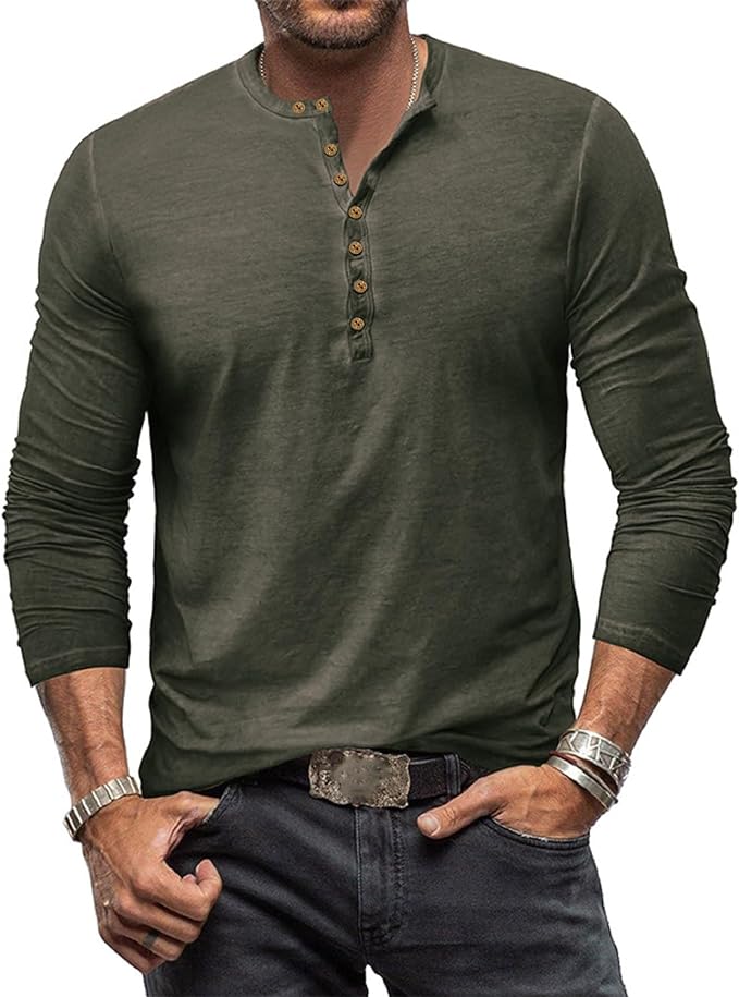 Lässiges Baumwoll Herren Shirt