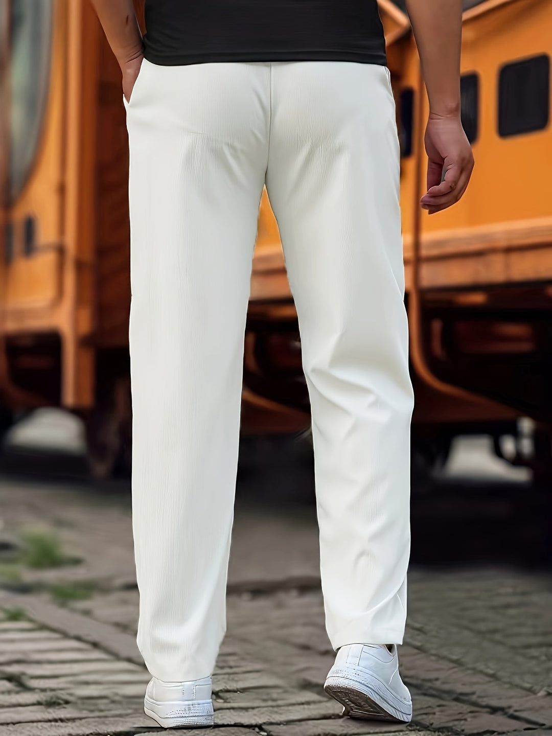 Elegante Bequeme Herren Alltagshose