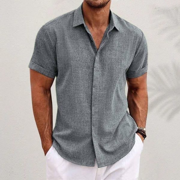 Lässiges Vielseitiges Herren Button-Down-Hemd