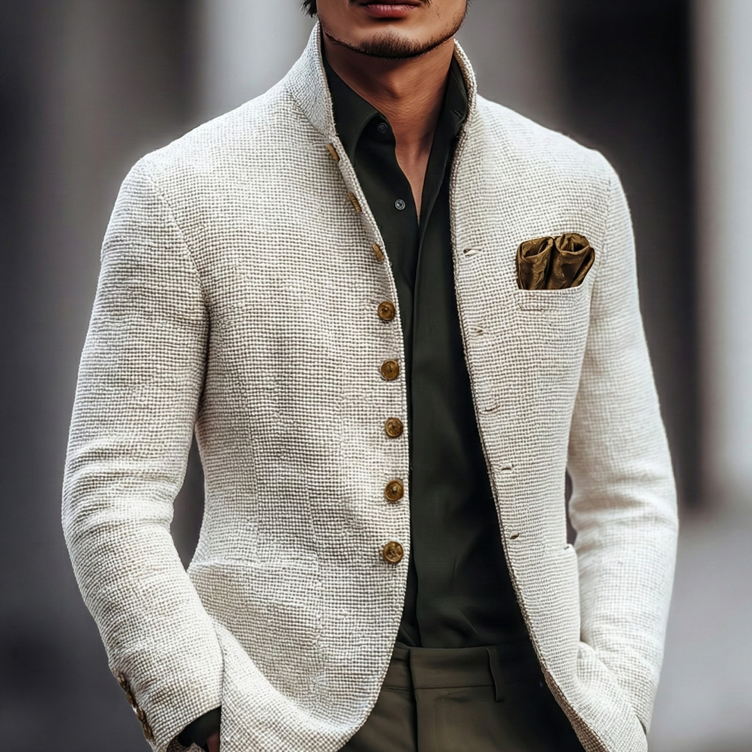 Eleganter Herren Cardigan mit Knopfleiste