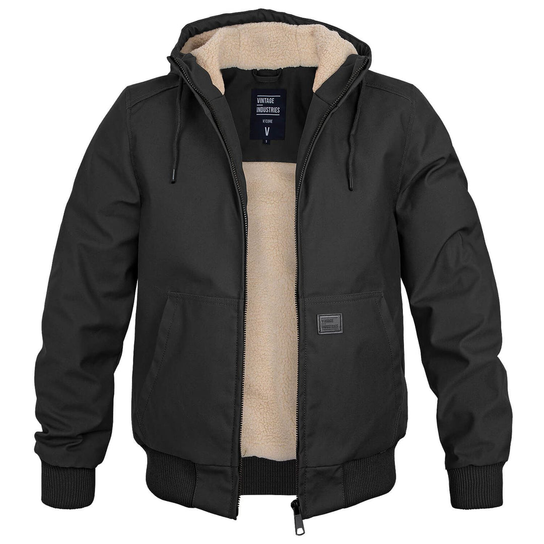 Winterjacke Herren | Übergangsjacke Herren | Kapuze &amp; Bündchen für stabilen Sitz