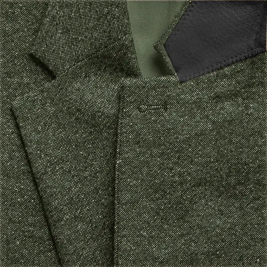 Eleganter Klassischer Herren Dreiteiliger Tweed Anzug