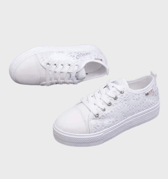 Modische Damen Schnürsneaker