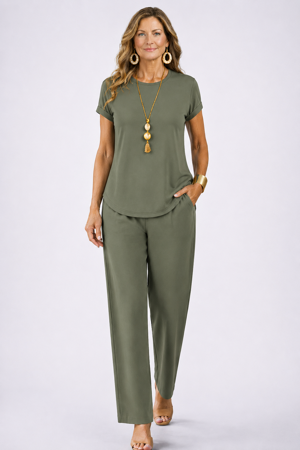 Elegantes 3-Teiliges Damen Set