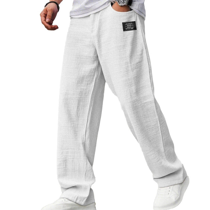 Leichte Herren Hose mit Geradem Bein