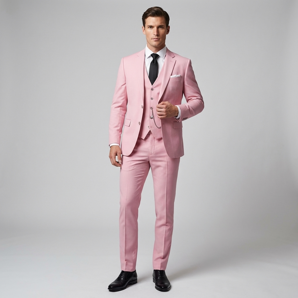 Eleganter Dreiteiliger Herren Anzug für Hochzeit &amp; Festliche Anlässe