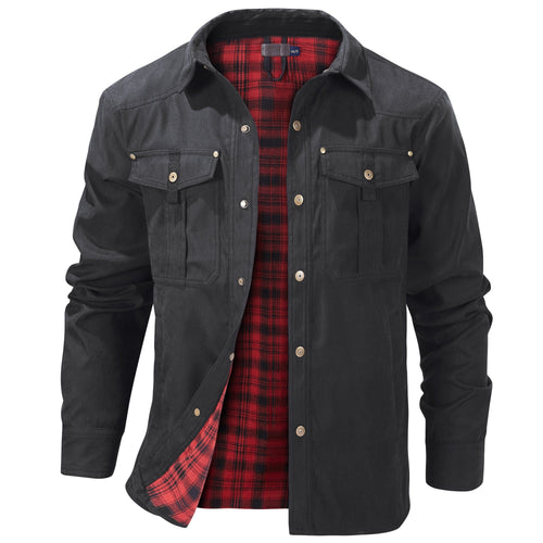 Warme Herren Winterjacke Gefüttert