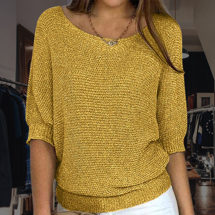 Weicher Damen-Pullover mit langen Ärmeln
