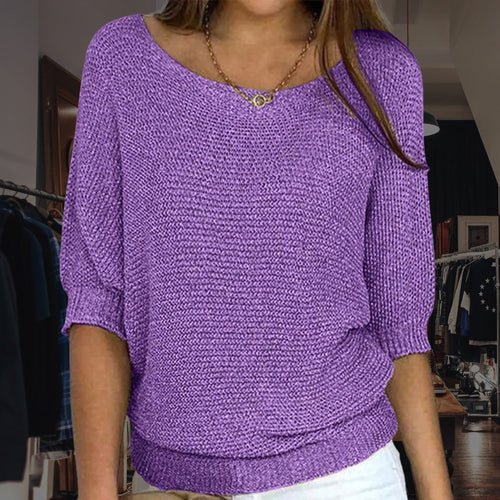 Weicher Damen-Pullover mit langen Ärmeln