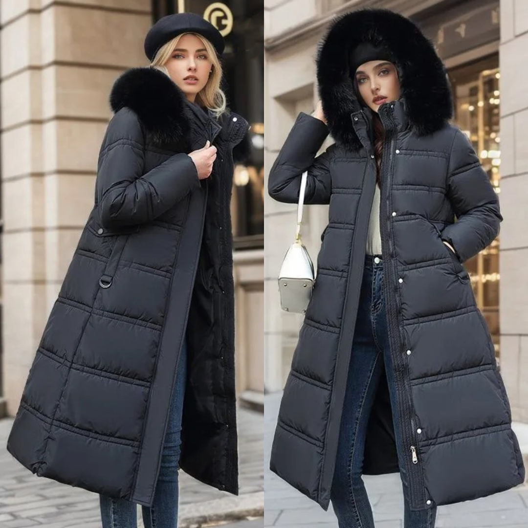 Vanessa Luxuriöse Warme Damen Winterjacke
